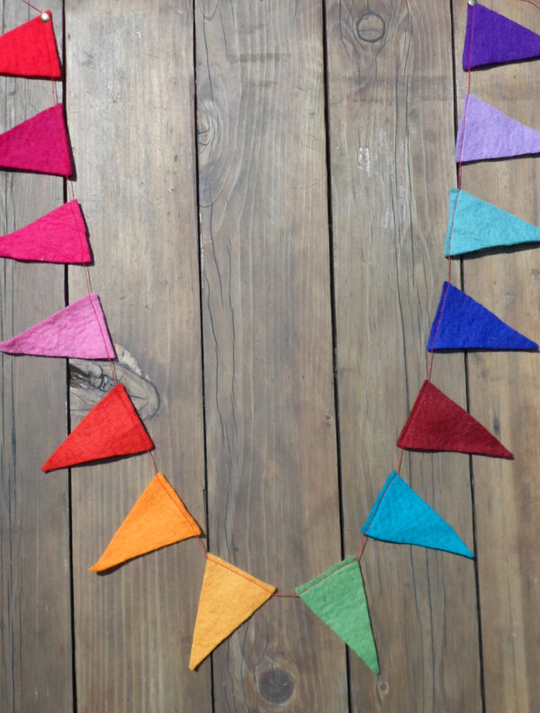 Rainbow bunting