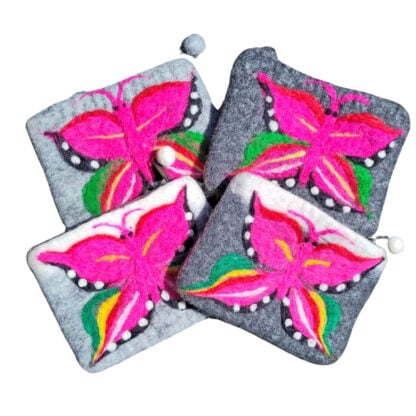 Butterfly purse