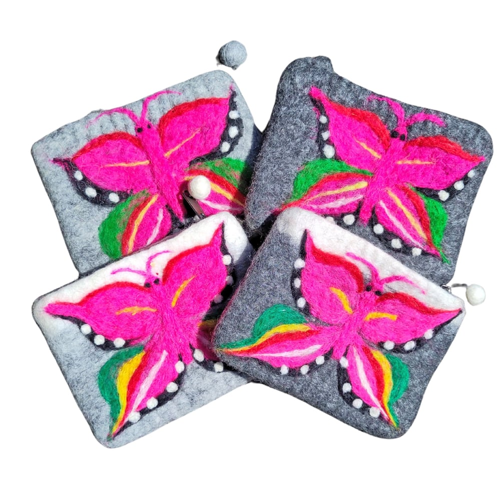 Butterfly purse