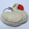 Swan keyring