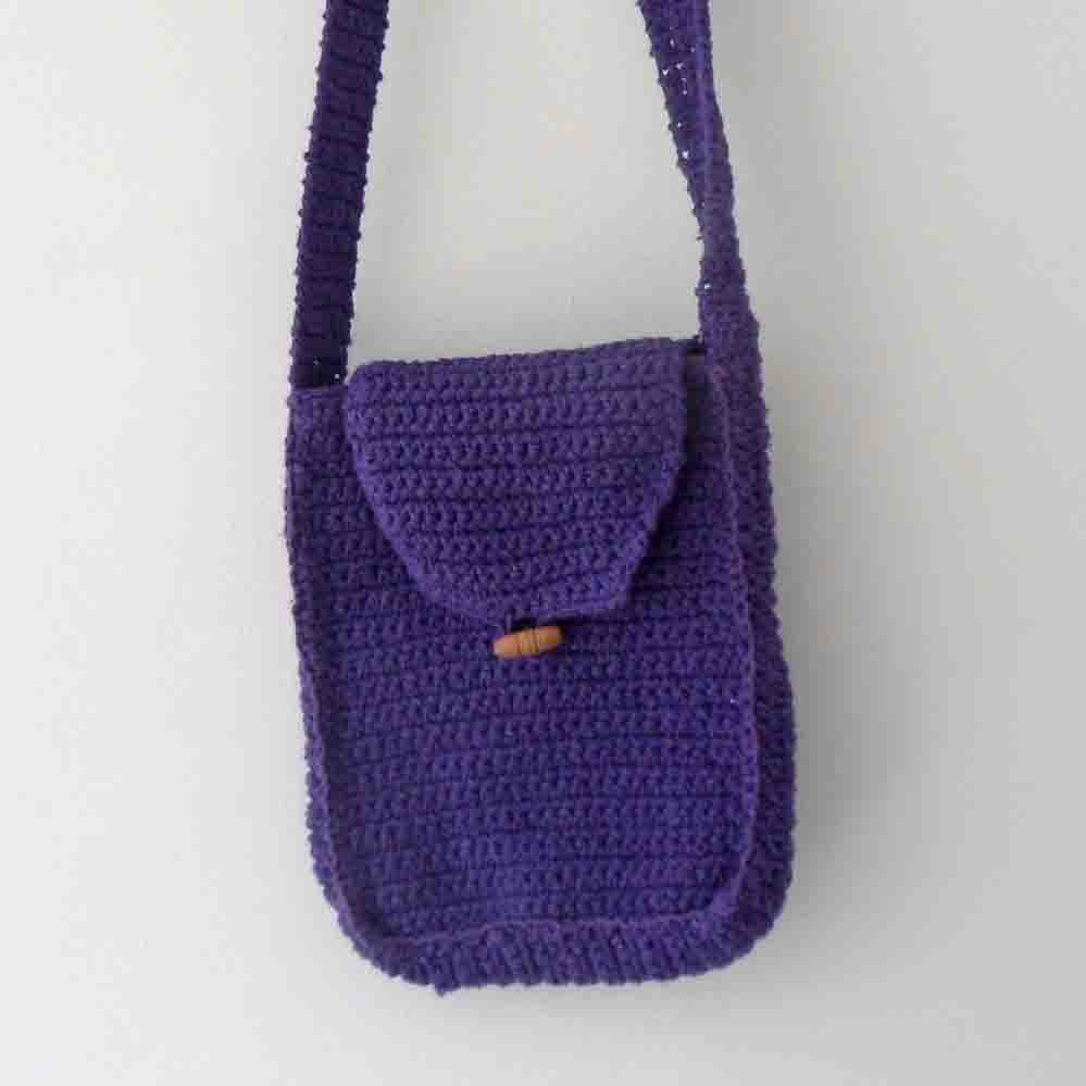 crochet side bag