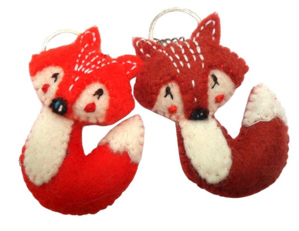 Untitled design (71) Fox keyring