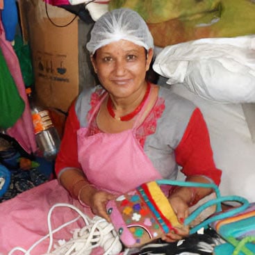 Koseli Handmade makers at work in Nepal