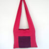 Cross body woven cotton shoulder bags