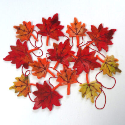 Leaf garlands - autumnal