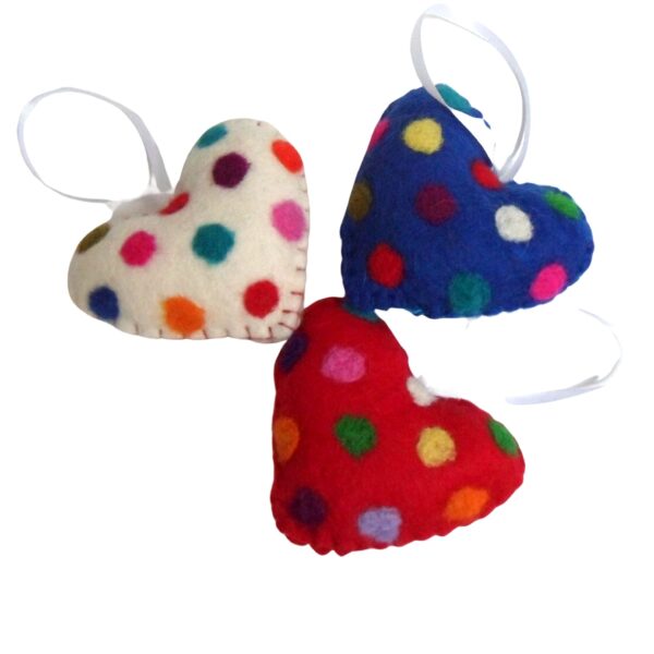 Spotty hearts
