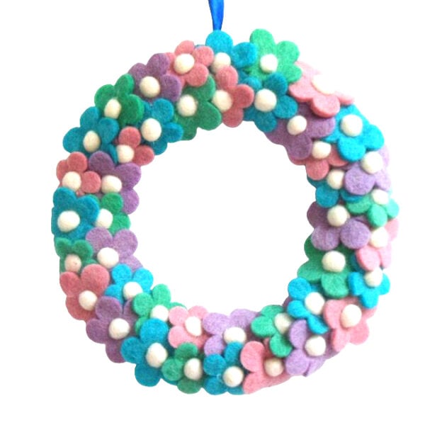 Untitled design - 1 Flower wreath: pastel