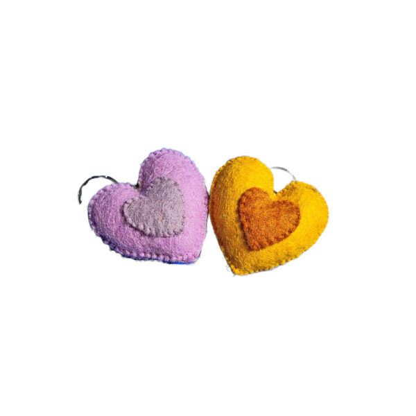 IMG_20260808_122101.jpg - 1 Heart keyrings - bright colours
