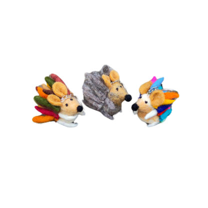 Hedgehog keyring