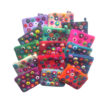 Bright spotty purse