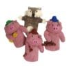 Untitled design (15) Finger puppet set: three little pigs