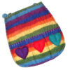 Finger puppet bag - empty rainbow