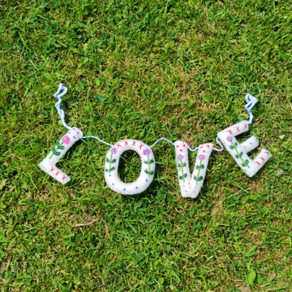 LOVE garland