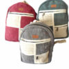 Natural dye hemp backpack