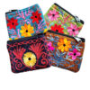 Embroidered fabric purses - small
