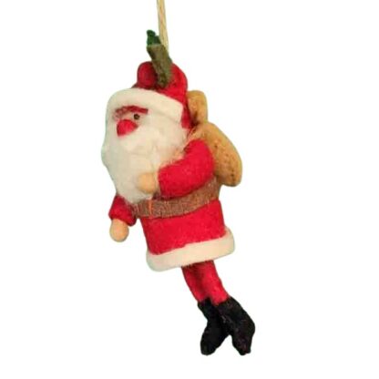Father Christmas with sack of presents