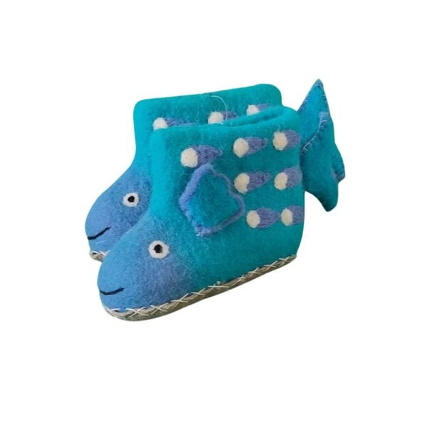 Fish slippers for babies