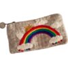 Rainbow and clouds purse
