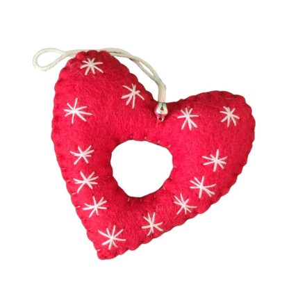 Red starry heart