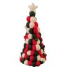 Christmas ball tree - red, white and green