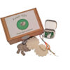 Sewing kit - white sheep keyring/brooch