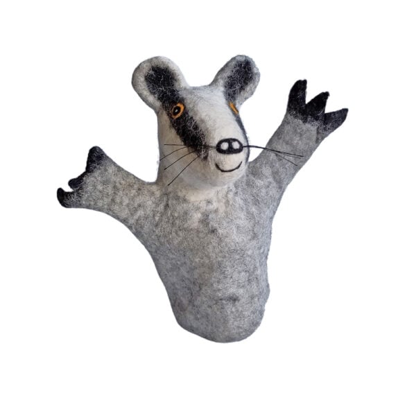 Hand puppet - badger