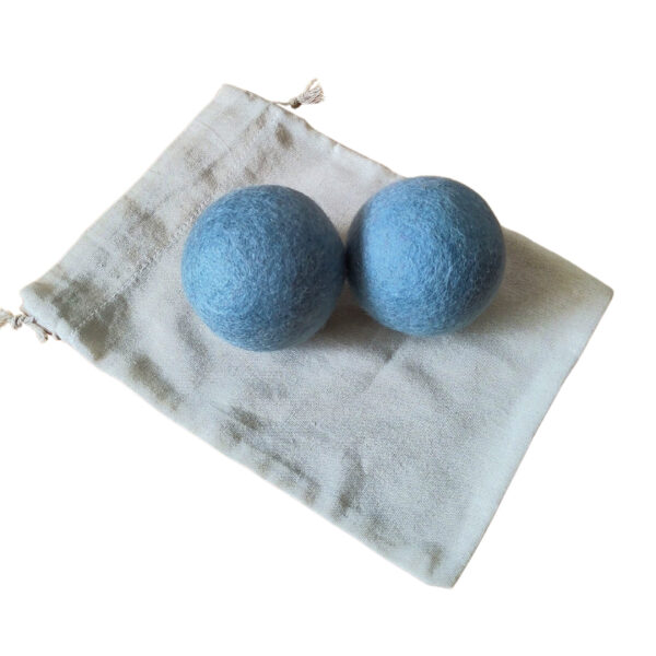 Dryer balls - grey blue