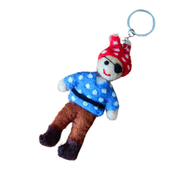 Pirate keyring/bag charm