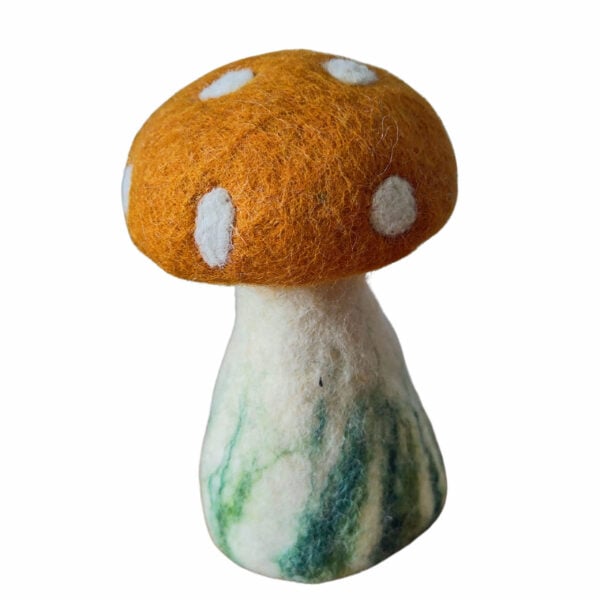 Toadstool egg cosies/decorations - eight colours