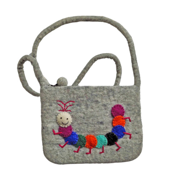 Caterpillar shoulder bag - grey