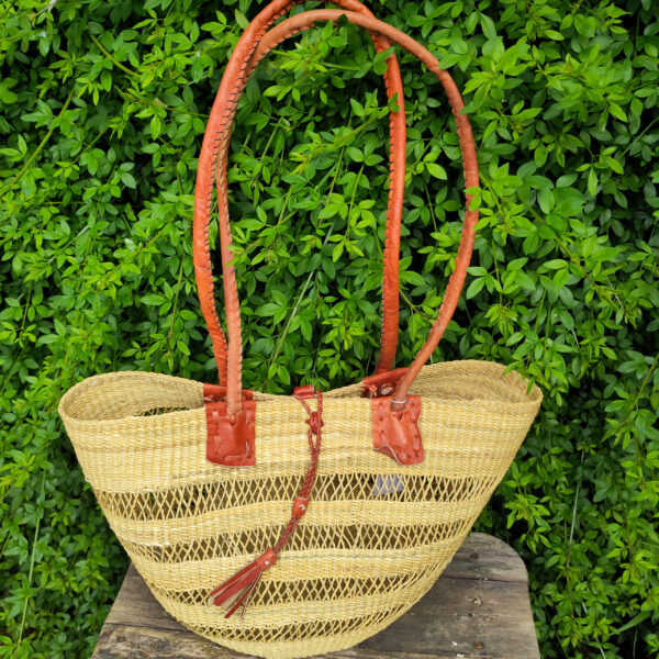 Shoulder bag - tan straps