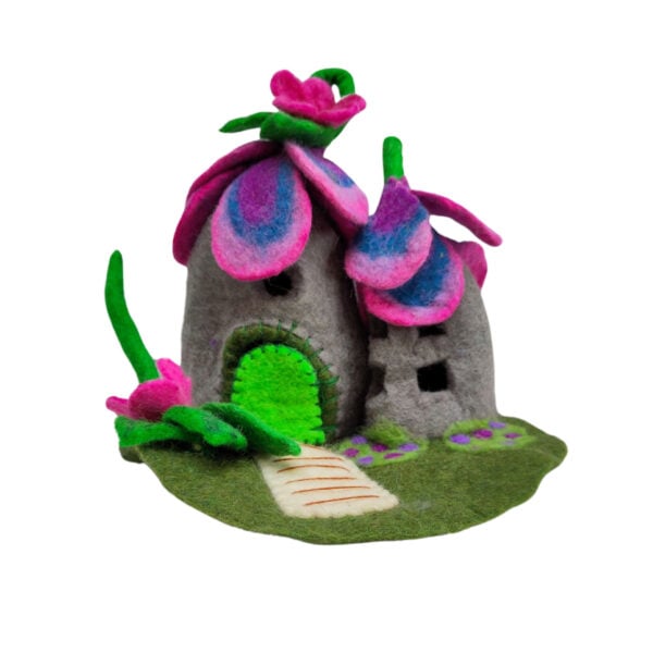 Floral fairy house