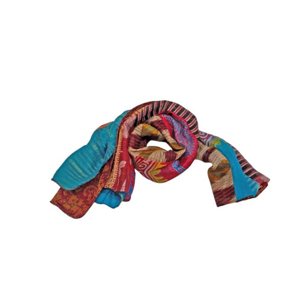 Upcycled sari scarves - random
