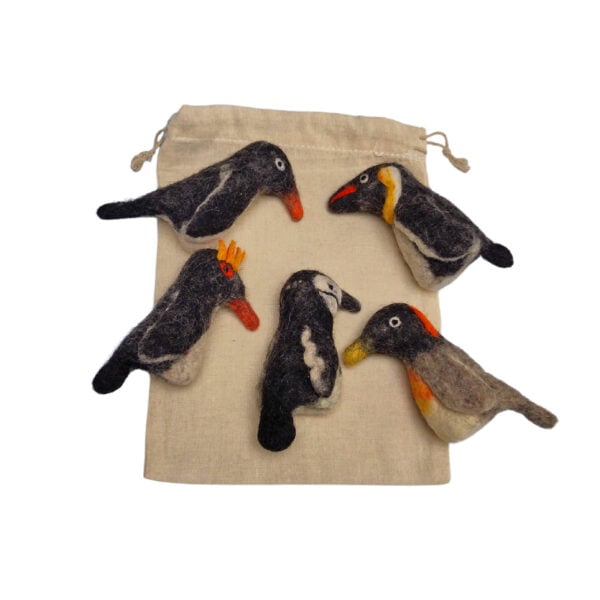 3D finger puppets - penguins