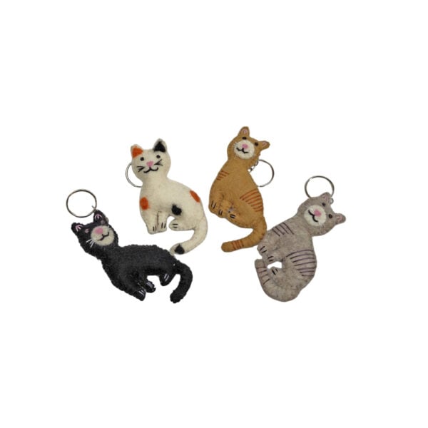 Cat keyring/bag charm