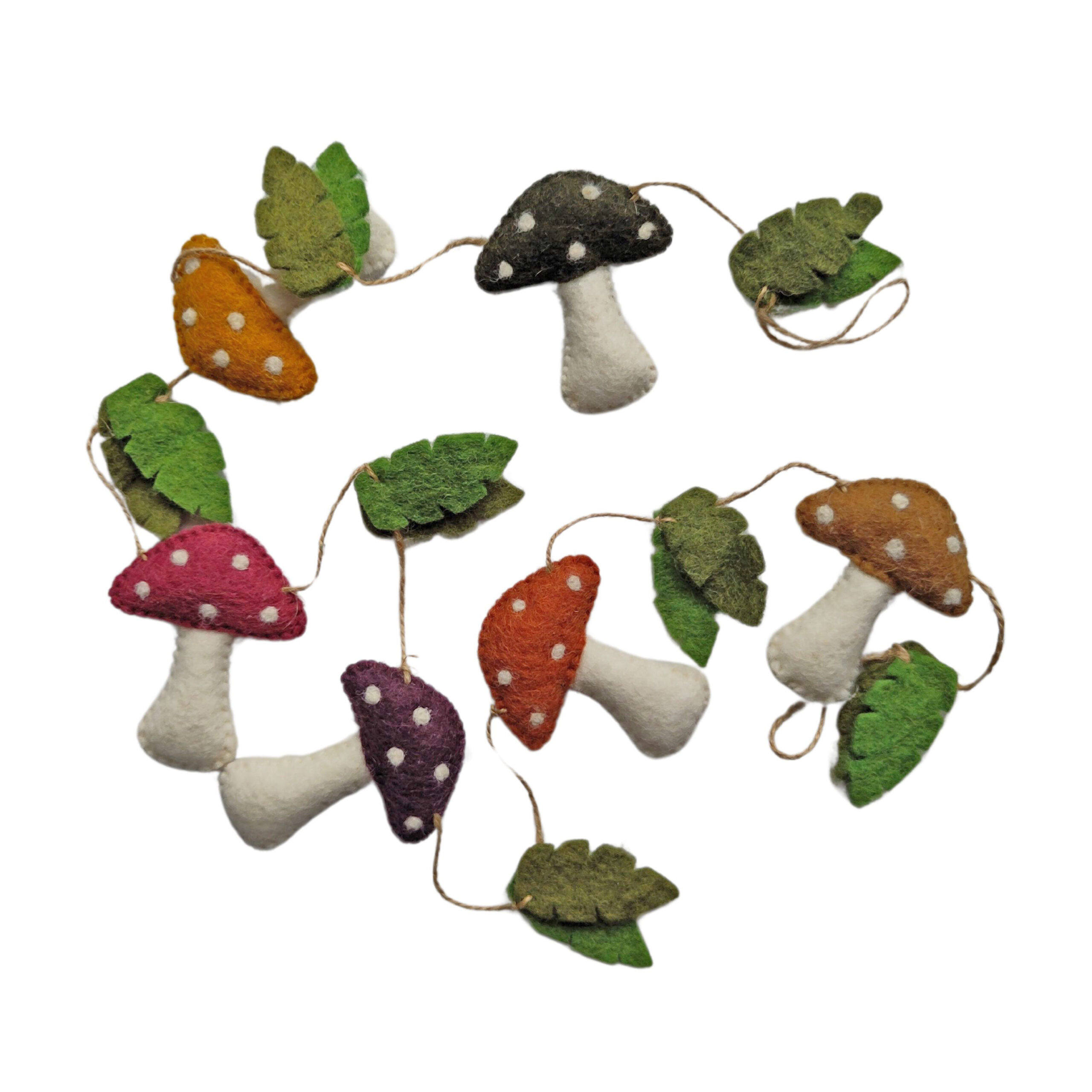 Toadstool garland