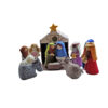 Nativity - eleven pieces in a stable
