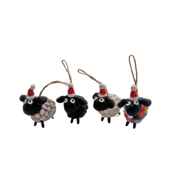 Ball sheep Christmas decoration