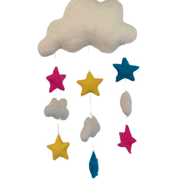 Clouds and stars mobile