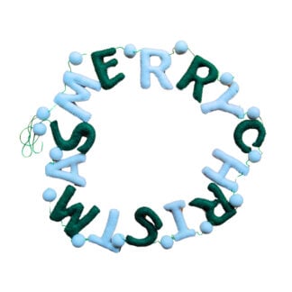 Merry Christmas garland