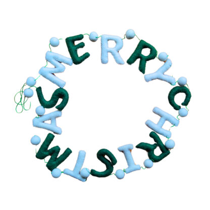 Merry Christmas garland