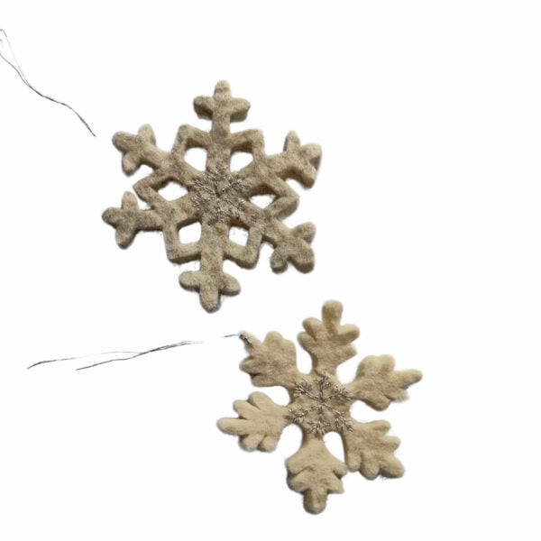 Snowflake decorations