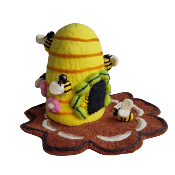 Beehive fairy house