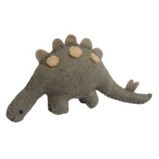 Dinosaur - small grey stegosaurus