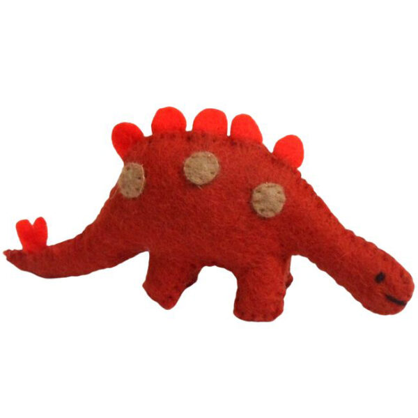 Dinosaur - small orange stegosaurus