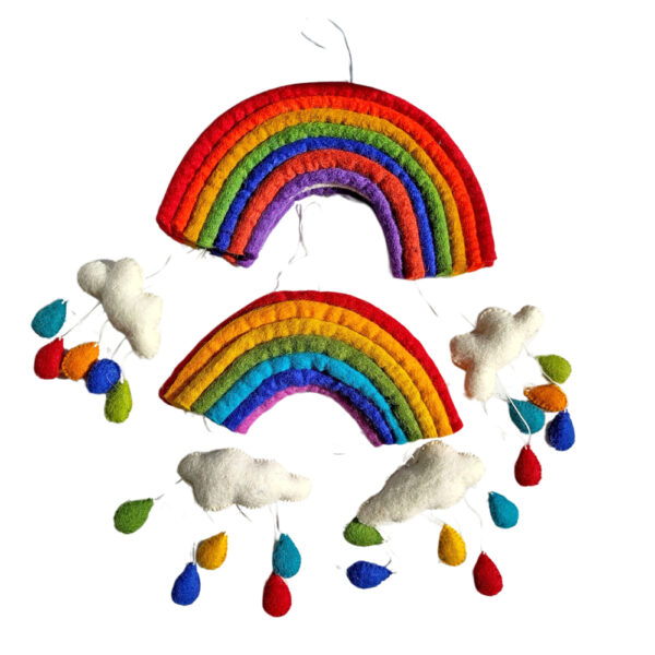Rainbow hanging decorations