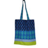 Cotton shopping bag - bright blue