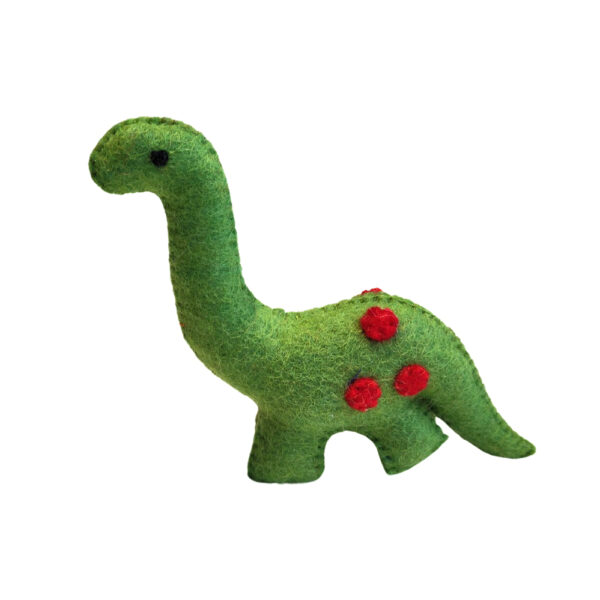 Dinosaur - small green with red spots