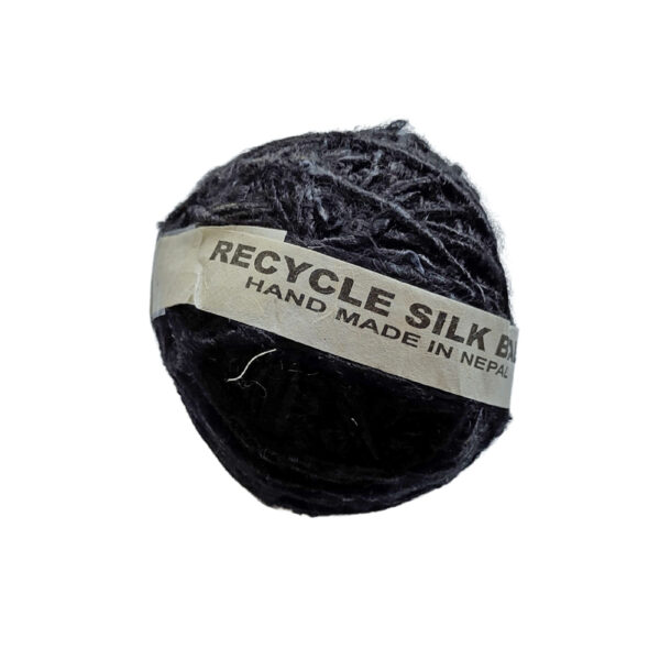 Banana silk yarn - black