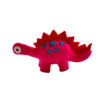 Dinosaur - small fuchsia pink and turquoise